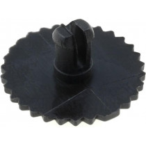 14003-NE; Knob; thumbwheel; black; Ø16mm; Application: CA14; ACP 14003-NE; Knob; thumbwheel; black; Ø16mm; Application: CA14; ACP