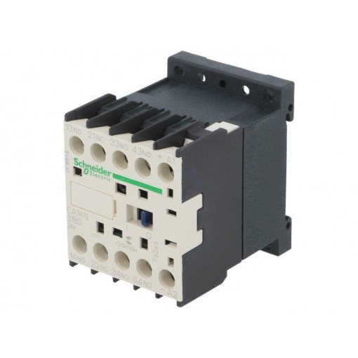 CA3KN31BD; Contactor: 4-pole; NC + NO x3; 24VDC; 10A; DIN,on panel; TeSys D; SCHNEIDER ELECTRIC