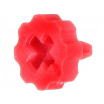 CA6 6001R; Knob; with pointer; red; Ø6.3mm; Application: CA6; ACP CA6 6001R; Knob; with pointer; red; Ø6.3mm; Application: CA6; ACP