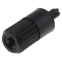 CA6 6022B; Knob; shaft knob; black; Ø5mm; Application: CA6; ACP CA6 6022B; Knob; shaft knob; black; Ø5mm; Application: CA6; ACP