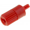 CA6 6022R; Knob; shaft knob; red; Ø5mm; Application: CA6; ACP