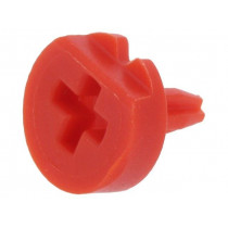 6030RED; Knob; with pointer; red; Ø6.3mm; Application: CA6; ACP 6030RED; Knob; with pointer; red; Ø6.3mm; Application: CA6; ACP