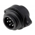932326100 CA 6 GS; Connector: circular; socket; male; IP67; CA; PIN: 7(6+1); 6+PE; 250V; HIRSCHMANN 932326100 CA 6 GS; Connector: circular; socket; male; IP67; CA; PIN: 7(6+1); 6+PE; 250V; HIRSCHMANN