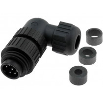 934130100 CA 6 W LS; Connector: circular; plug; male; IP67; CA; PIN: 7(6+1); 6+PE; 250V; HIRSCHMANN 934130100 CA 6 W LS; Connector: circular; plug; male; IP67; CA; PIN: 7(6+1); 6+PE; 250V; HIRSCHMANN