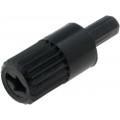 CA9MA 9005 BLACK; Knob; shaft knob; black; 10mm; Application: CA9M; ACP