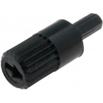 CA9MA 9005 BLACK; Knob; shaft knob; black; 10mm; Application: CA9M; ACP CA9MA 9005 BLACK; Knob; shaft knob; black; 10mm; Application: CA9M; ACP