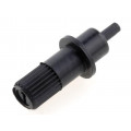 CA9MA 9006; Knob; shaft knob; black; 20mm; Application: CA9M; ACP