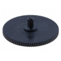 CA9MR 9041; Knob; thumbwheel; black; Ø21mm; Application: CA9M; ACP CA9MR 9041; Knob; thumbwheel; black; Ø21mm; Application: CA9M; ACP