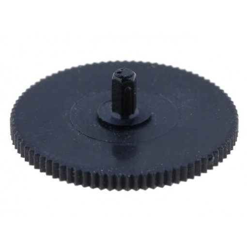 CA9MR 9041; Knob; thumbwheel; black; Ø21mm; Application: CA9M; ACP CA9MR 9041; Knob; thumbwheel; black; Ø21mm; Application: CA9M; ACP