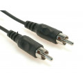 50038; Cable; RCA plug,both sides; 2m; Plating: nickel plated; Goobay