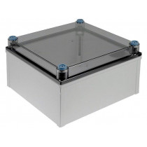 CAB PCQ 303017 T; Enclosure: multipurpose; X: 300mm; Y: 300mm; Z: 170mm; QUICK; grey; FIBOX