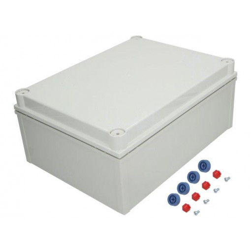 CAB PC 403017 G; Enclosure: multipurpose; X: 300mm; Y: 400mm; Z: 170mm; QUICK; grey; FIBOX