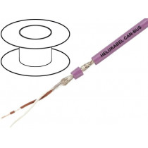 81912; Wire: data transmission; 4x1x0,25mm2; PUR; violet; stranded; Cu; HELUKABEL