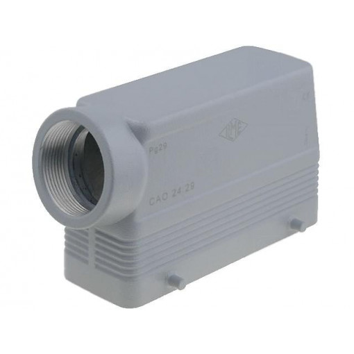CAO 24.29; Enclosure: for HDC connectors; size 104.27; high; IP66,IP69K; ILME CAO 24.29; Enclosure: for HDC connectors; size 104.27; high; IP66,IP69K; ILME