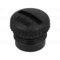 CAP-WBDFSMA1; Protection cover; for female M12 connectors; IP67; plastic; AMPHENOL