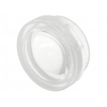 CAY046; Lens for laser diode; Øout: 7.4mm; V: bi-aspherical; Thk: 2.7mm; Laser Components