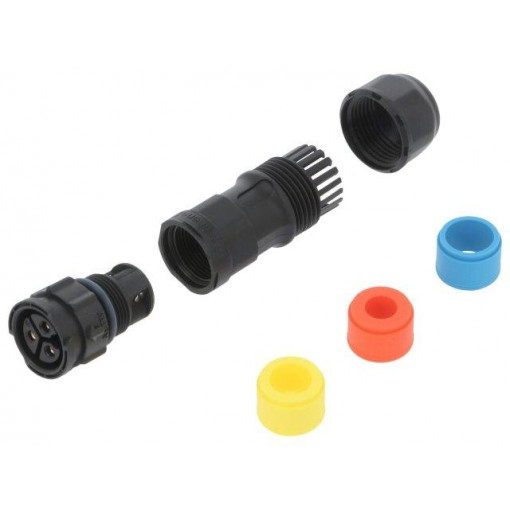 CC-03BMFB-QL8APP; Connector: circular; female; plug; screw terminal; PIN: 3; IP68; AMPHENOL CC-03BMFB-QL8APP; Connector: circular; female; plug; screw terminal; PIN: 3; IP68; AMPHENOL