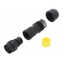 CC-03BMFB-QL8MPP; Connector: circular; female; plug; screw terminal; PIN: 3; IP68; AMPHENOL CC-03BMFB-QL8MPP; Connector: circular; female; plug; screw terminal; PIN: 3; IP68; AMPHENOL