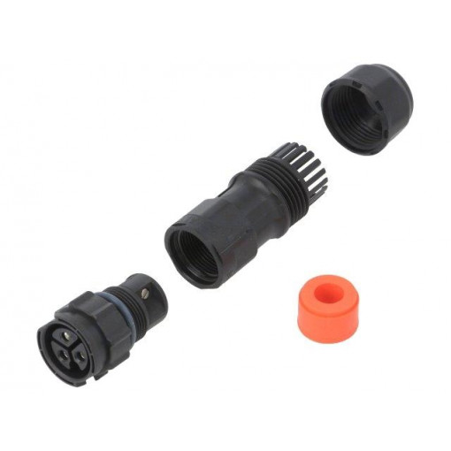 CC-03BMFB-QL8SPP; Connector: circular; female; plug; screw terminal; PIN: 3; IP68; AMPHENOL CC-03BMFB-QL8SPP; Connector: circular; female; plug; screw terminal; PIN: 3; IP68; AMPHENOL
