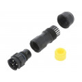 CC-03BMMB-QL8MPP; Connector: circular; male; plug; screw terminal; PIN: 3; for cable; AMPHENOL CC-03BMMB-QL8MPP; Connector: circular; male; plug; screw terminal; PIN: 3; for cable; AMPHENOL