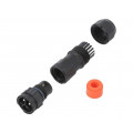 CC-03BMMB-QL8SPP; Connector: circular; male; plug; screw terminal; PIN: 3; for cable; AMPHENOL CC-03BMMB-QL8SPP; Connector: circular; male; plug; screw terminal; PIN: 3; for cable; AMPHENOL