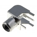 ; Socket; RCA; female; angled 90°; THT; Marker: black;  ; Socket; RCA; female; angled 90°; THT; Marker: black;