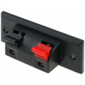 ; Terminal; loudspeaker; mono,inverse; for panel mounting; Ht: 21mm; 