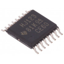 CD74HC123PW; IC: digital; multivibrator,resettable; Channels: 2; CMOS; 2÷6VDC; TEXAS INSTRUMENTS