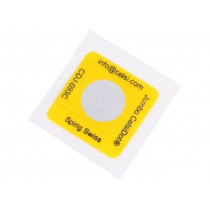 CDJ-093; Temperature indicator; Jumbo-CelsiDot; 93°C; °C; 19x19mm; SPIRIG