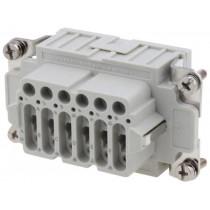 CDSF 18; Connector: HDC; female; CDS; PIN: 18; 18+PE; size 57.27; 10A; 400V; ILME CDSF 18; Connector: HDC; female; CDS; PIN: 18; 18+PE; size 57.27; 10A; 400V; ILME