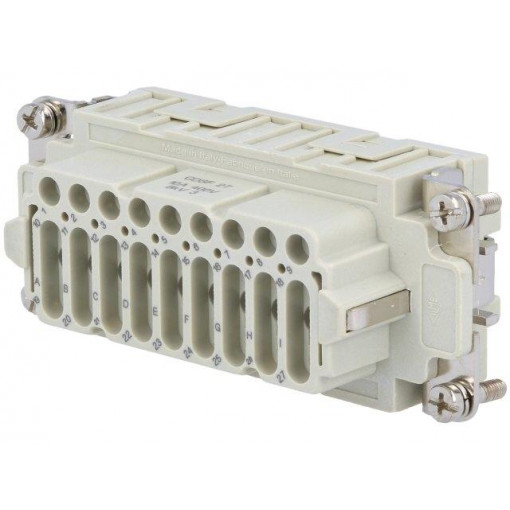 CDSF 27; Connector: HDC; female; CDS; PIN: 27; 27+PE; size 77.27; 10A; 400V; ILME