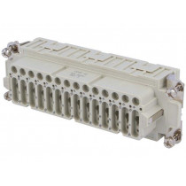 CDSF 42; Connector: HDC; female; CDS; PIN: 42; 42+PE; size 104.27; 10A; 400V; ILME CDSF 42; Connector: HDC; female; CDS; PIN: 42; 42+PE; size 104.27; 10A; 400V; ILME