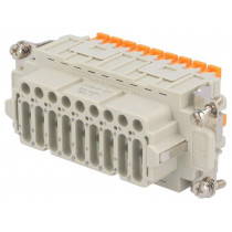 CDSHF 27; Connector: HDC; female; CDSH; PIN: 27; 27+PE; size 77.27; 10A; 400V; ILME CDSHF 27; Connector: HDC; female; CDSH; PIN: 27; 27+PE; size 77.27; 10A; 400V; ILME