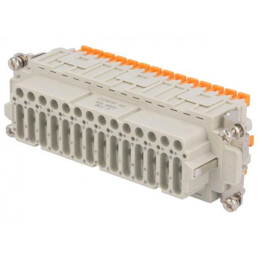CDSHF 42; Connector: HDC; female; CDSH; PIN: 42; 42+PE; size 104.27; 10A; 400V; ILME CDSHF 42; Connector: HDC; female; CDSH; PIN: 42; 42+PE; size 104.27; 10A; 400V; ILME
