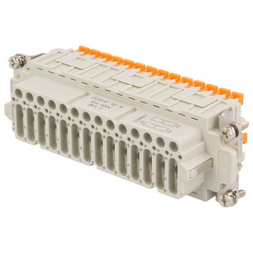 CDSHF 42 N; Connector: HDC; female; CDSH; PIN: 42; 42+PE; size 104.27; 10A; 400V; ILME