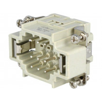 CDSM 09; Connector: HDC; male; CDS; PIN: 9; 9+PE; size 44.27; 10A; 400V; ILME CDSM 09; Connector: HDC; male; CDS; PIN: 9; 9+PE; size 44.27; 10A; 400V; ILME