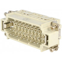 CDSM 27; Connector: HDC; male; CDS; PIN: 27; 27+PE; size 77.27; 10A; 400V; ILME