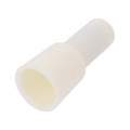 CE 1-V0; Close end; crimped; L: 18mm; Variant: insulated; UL94V-0; NICHIFU CE 1-V0; Close end; crimped; L: 18mm; Variant: insulated; UL94V-0; NICHIFU