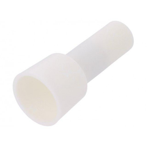 CE 5-V0; Close end; crimped; L: 28mm; Variant: insulated; UL94V-0; NICHIFU CE 5-V0; Close end; crimped; L: 28mm; Variant: insulated; UL94V-0; NICHIFU