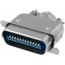 DS1078-24M0L; Connector: Centronics; plug; male; PIN: 24; soldering; for cable; CONNFLY