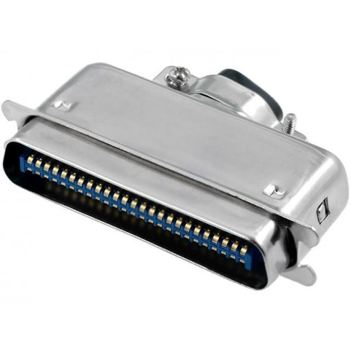 DS1078-50M0L; Connector: Centronics; plug; male; PIN: 50; soldering; for cable; CONNFLY