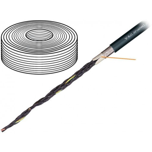 CF10.UL.07.04; Wire: control cable; chainflex® CF10.UL; 4G0,75mm2; TPE; grey; igus