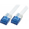 CF2031U; Patch cord; U/UTP; 6; stranded; Cu; PVC; white; 1m; 32AWG; LOGILINK