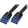 CF2073U; Patch cord; U/UTP; 6; stranded; Cu; PVC; black; 5m; 32AWG; LOGILINK