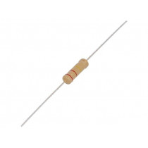 CF2W-220K 5%; Resistor: carbon film; THT; 220kΩ; 2W; ±5%; Ø5x15mm; axial; SR PASSIVES