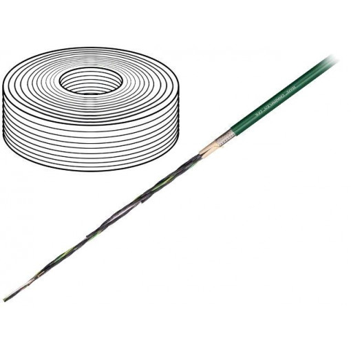 CF6.07.05; Wire: control cable; chainflex® CF6; 5G0,75mm2; PVC; green; Cu; igus