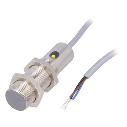 CFAM 18P1600; Sensor: capacitive; Range: 2÷8mm; Output conf: PNP / NO; Mat: brass; BAUMER CFAM 18P1600; Sensor: capacitive; Range: 2÷8mm; Output conf: PNP / NO; Mat: brass; BAUMER