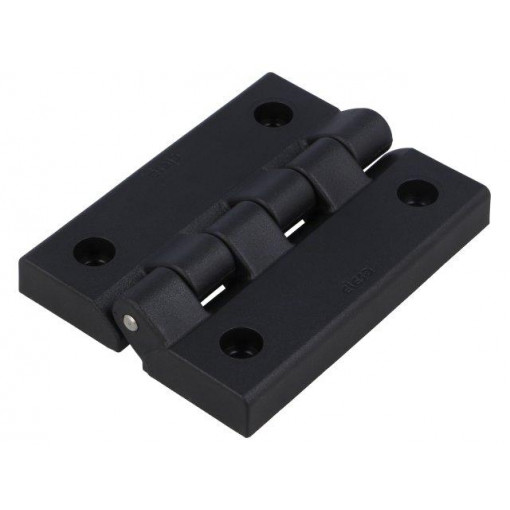 CFL.102 CH-6; Hinge; Width: 80mm; technopolymer (PA); black; H: 102mm; ELESA+GANTER