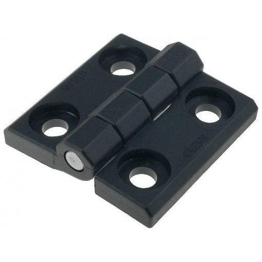 CFM.60 CH-8; Hinge; Width: 60mm; technopolymer (PA); black; H: 60mm; ELESA+GANTER