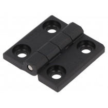 CFM.40 CH-5; Hinge; Width: 40mm; technopolymer (PA); black; H: 40mm; ELESA+GANTER